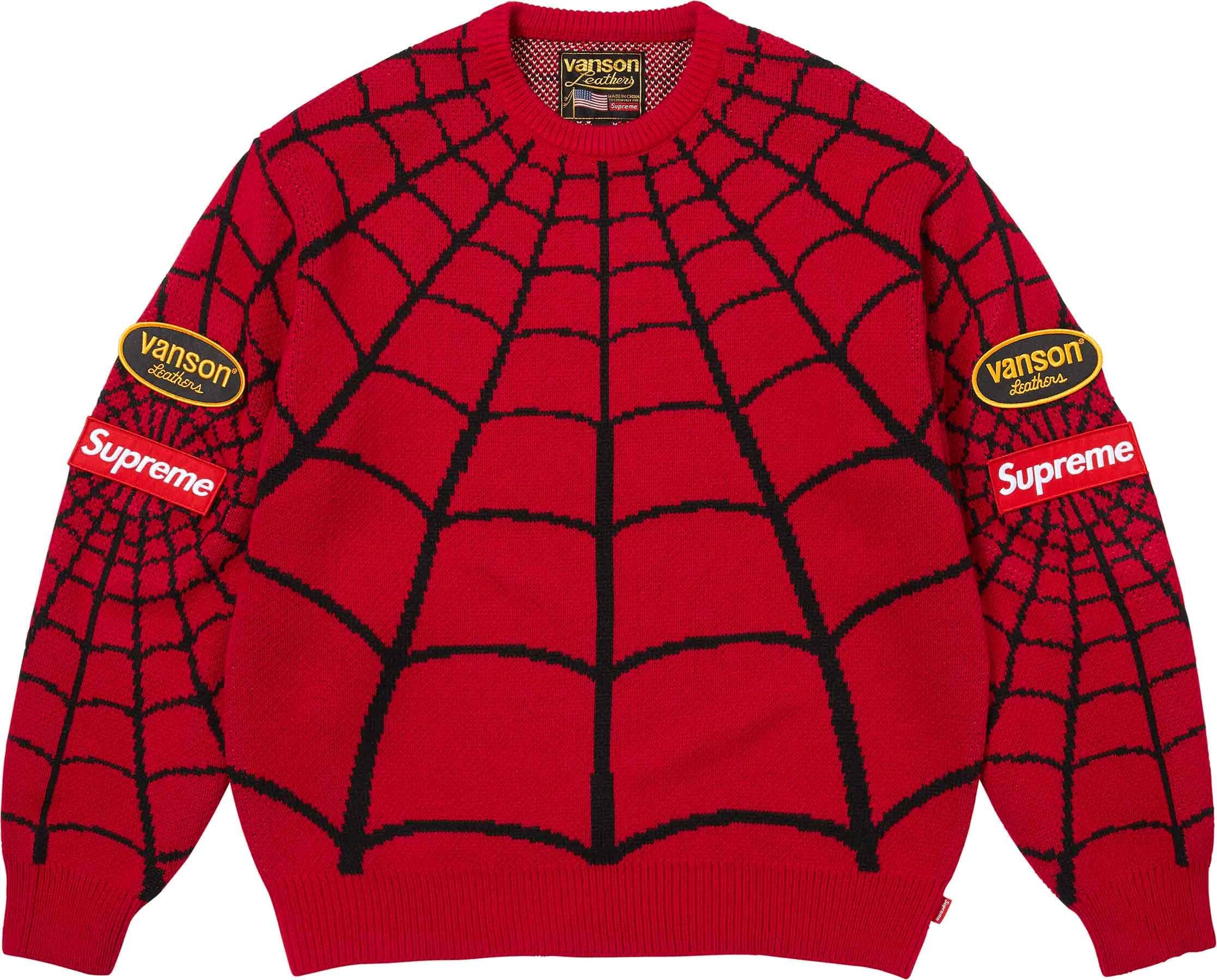 Supreme®/Vanson Leathers® Spider-Man Sweater view 6
